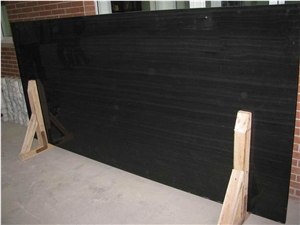 Black Wooden Marble Slab