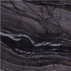 Black Wooden Marble Tile