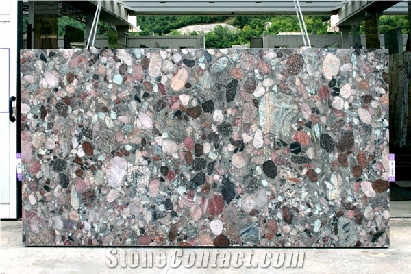 Blue Acquarius Granite Slab
