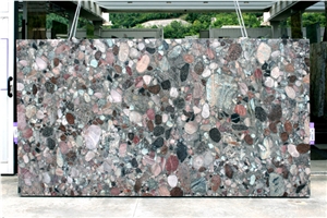 Blue Acquarius Granite Slab