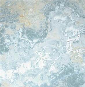 Blue Aqua Gold Onyx