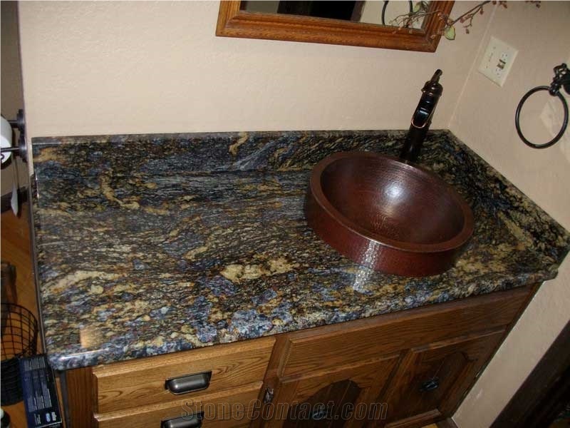 Blue Fire Granite Finished Product