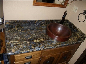 Blue Fire Granite Finished Product