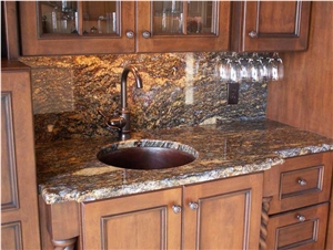 Blue Fire Granite Finished Product