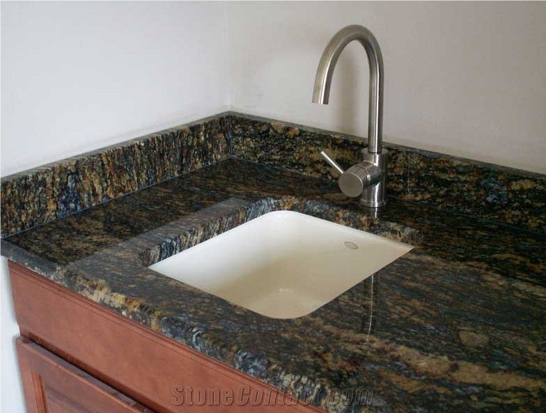 Blue Fire Granite Finished Product
