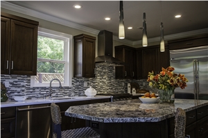 Blue Flower Granite Finished Product