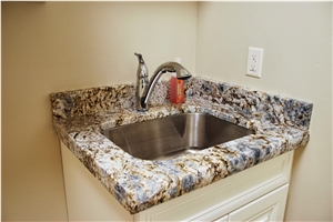 Blue Flower Granite Finished Product