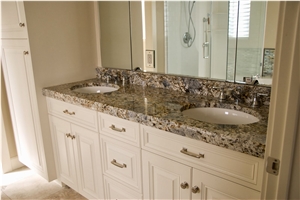 Blue Flower Granite Finished Product