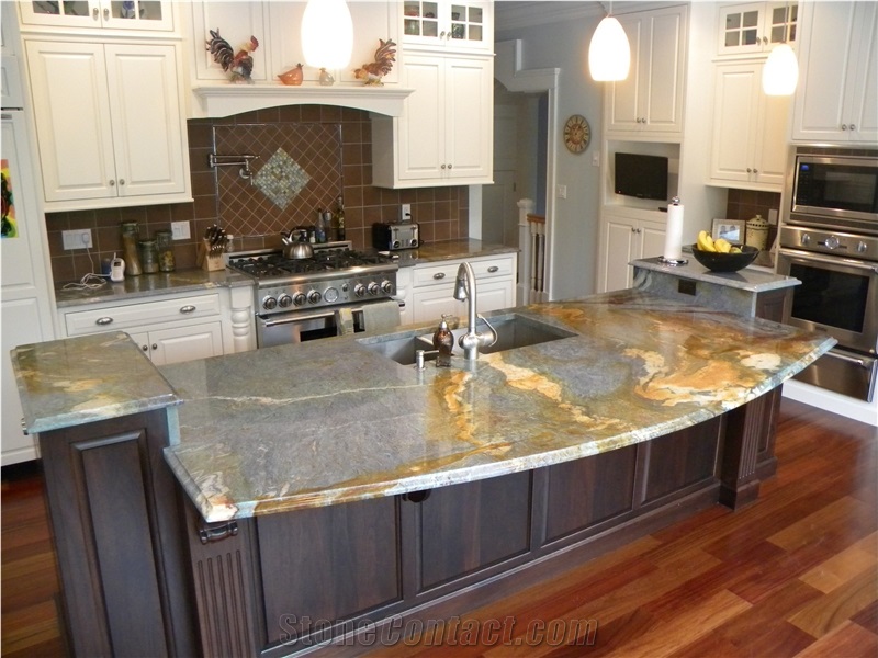 Blue Louise Quartzite Finished Product