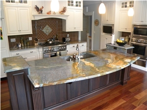 Blue Louise Quartzite Finished Product