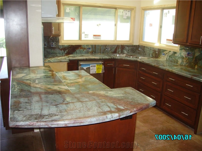 Blue Louise Quartzite Finished Product