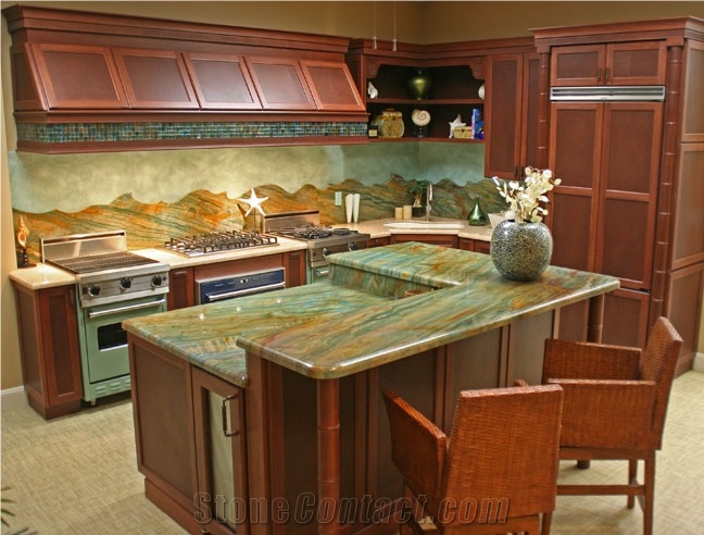 Blue Louise Quartzite Finished Product