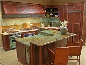 Blue Louise Quartzite Finished Product
