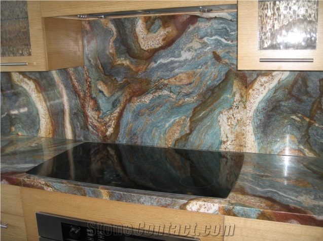Blue Louise Quartzite Finished Product