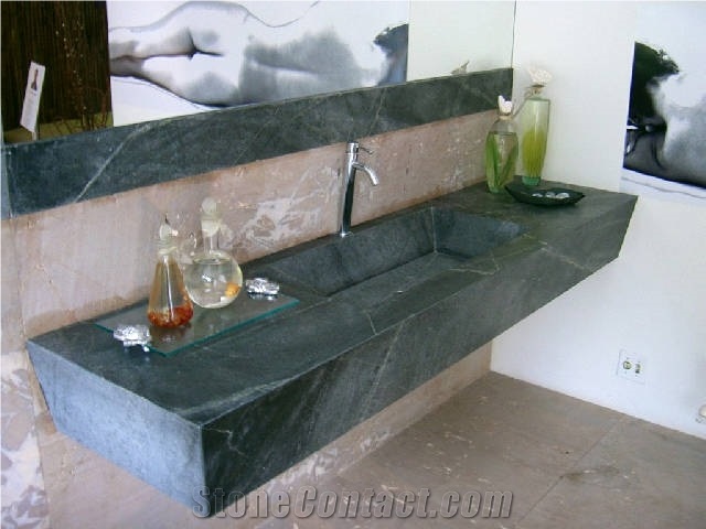 Blue Soapstone Finished Product