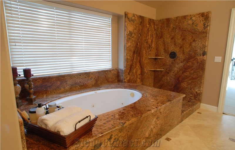 Bordeaux Imperial Granite Finished Product