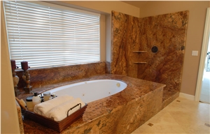 Bordeaux Imperial Granite Finished Product