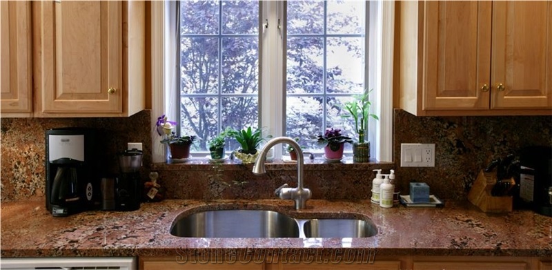 Bordeaux Imperial Granite Finished Product