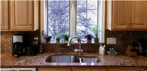 Bordeaux Imperial Granite Finished Product