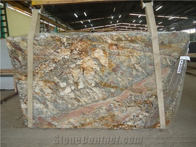 Bordeaux River Gold Granite Slab