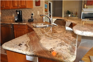 Bordeaux River Granite Finished Product
