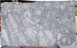 Brazilian Arabescato Marble Slab