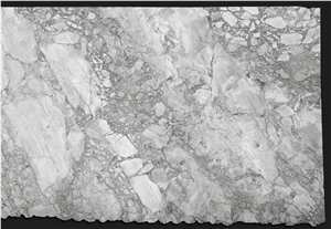 Brazilian Arabescato Marble Slab
