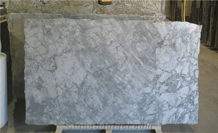 Brazilian Arabescato Marble Slab