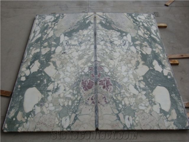 Breccia Verde Seravezza Marble Finished Product