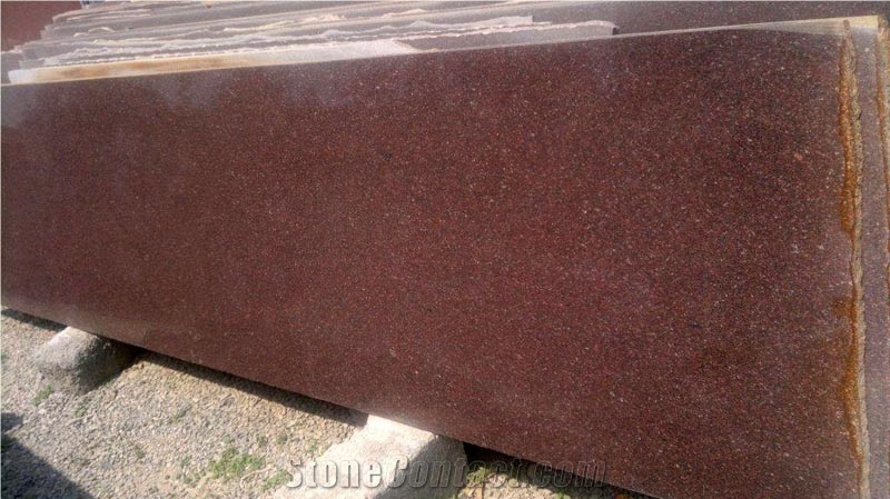 Bruno Red Granite Slab