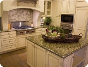 Butterfly Gold Granite Finished Product