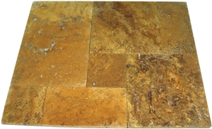 Byzantine Gold Travertine Finished Product