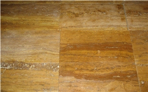 Byzantine Gold Travertine Finished Product
