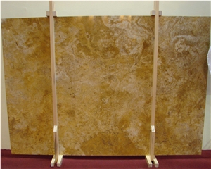 Byzantine Gold Travertine Slab