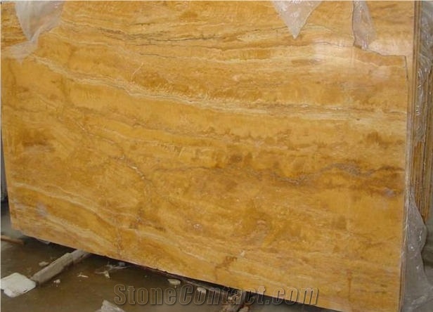 Byzantine Gold Travertine Slab