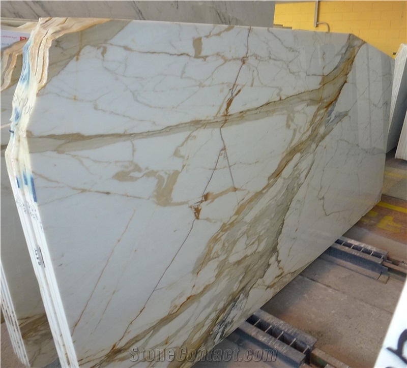 Calacatta Gold Marble Slab