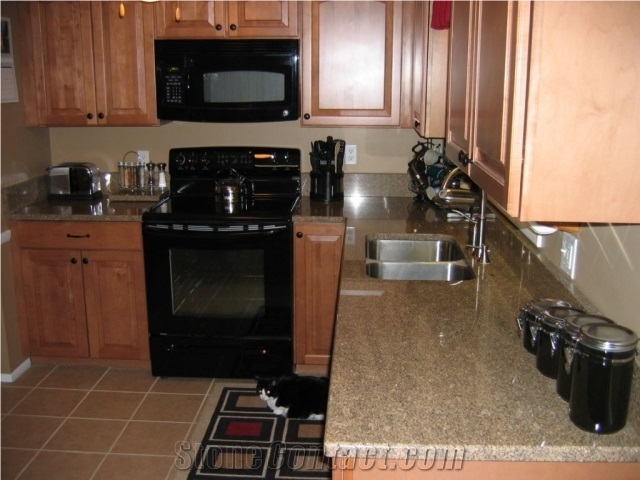 Carioca Gold Granite Finished Product