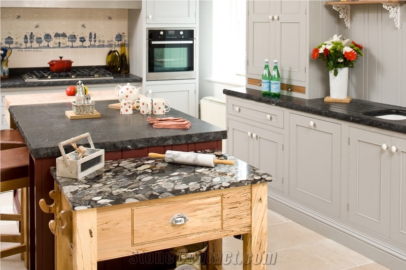 Carlow Blue Limestone Finished Product