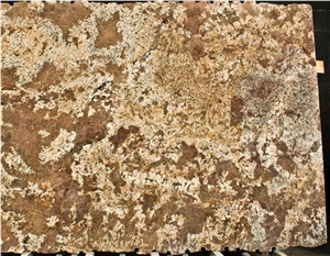Cherry Chocolate Granite Slab