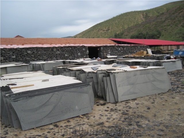 China Black Basalt Slab