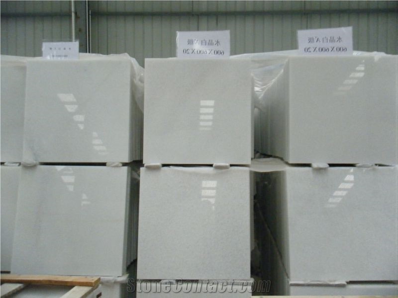 China Crystal White Marble Finished Product