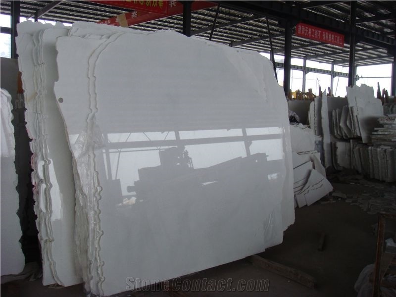 China Crystal White Marble Slab