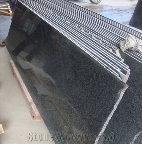 China Impala Black Granite Slab