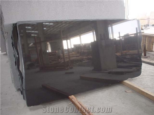 China Nero Assoluto Granite Slab
