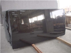 China Nero Assoluto Granite Slab