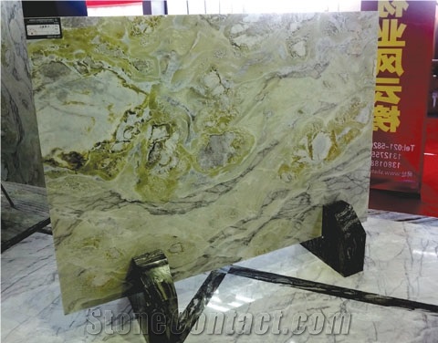 Colorful Jade Marble Slab