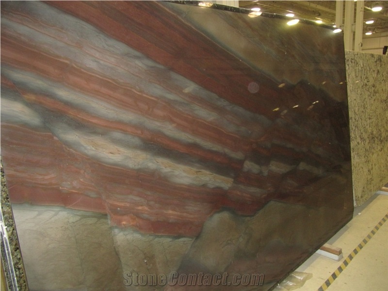 Copper Dune Brown Quartzite Slab