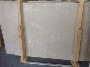 Cream Cloudy Marble Slab