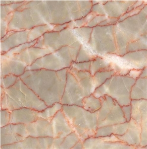 Cream Red Marble Tile
