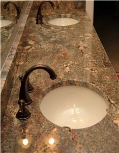 Crema Bordeaux Granite Finished Product